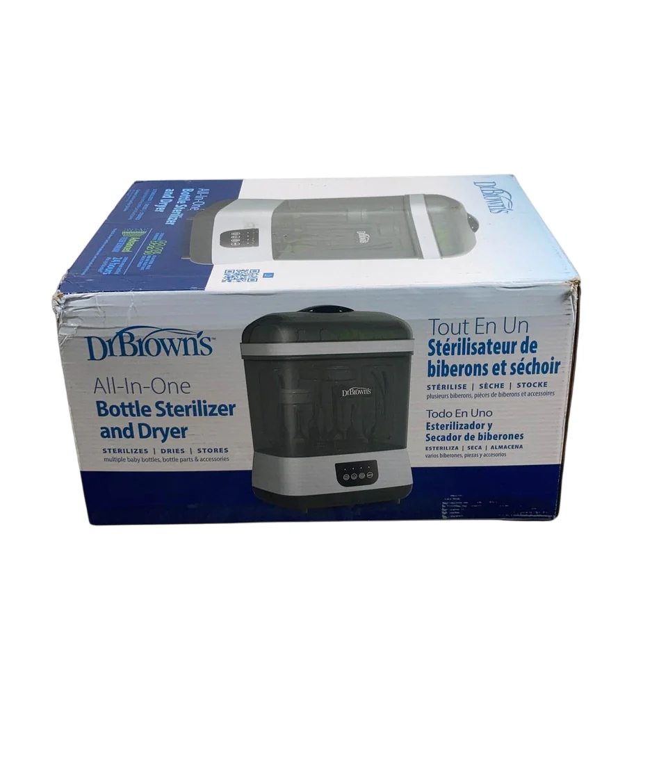 Dr. Brown's Bottle Sterilizer and Dryer, Black/white - Image 3