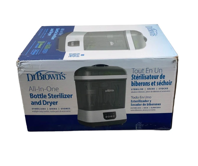 Dr. Brown's Bottle Sterilizer and Dryer, Black/white - Image 3
