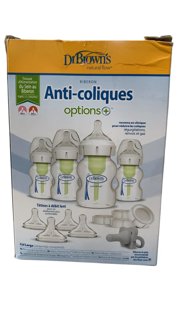 Dr. Brown's Breast to Bottle Pump & Store Feeding Set, Clear, Wide - Image 4