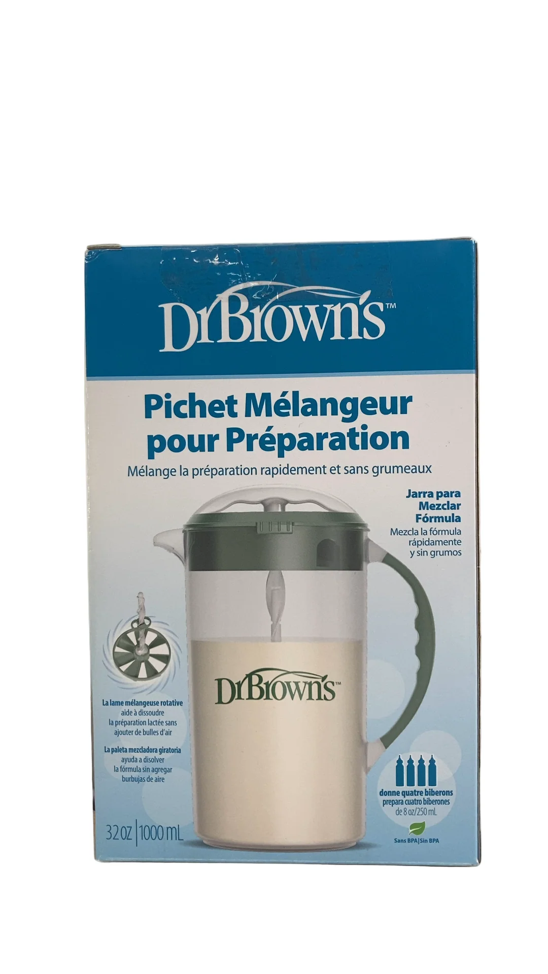 Dr. Brown's Formula Mixing Pitcher, Olive - Image 3