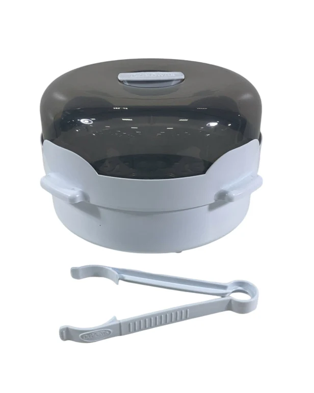 Dr. Brown's Microwave Steam Sterilizer, Clear/Gray