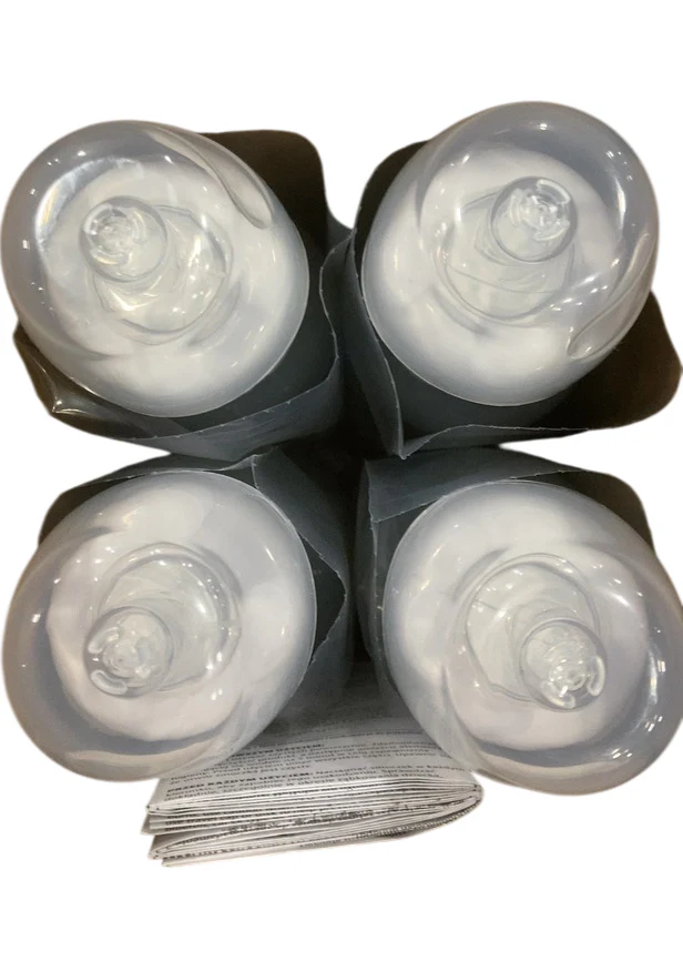 Dr. Brown's Natural Flow Anti-Colic Options+ Narrow Baby Bottles, 8oz, Clear, 4 Pack - Image 2