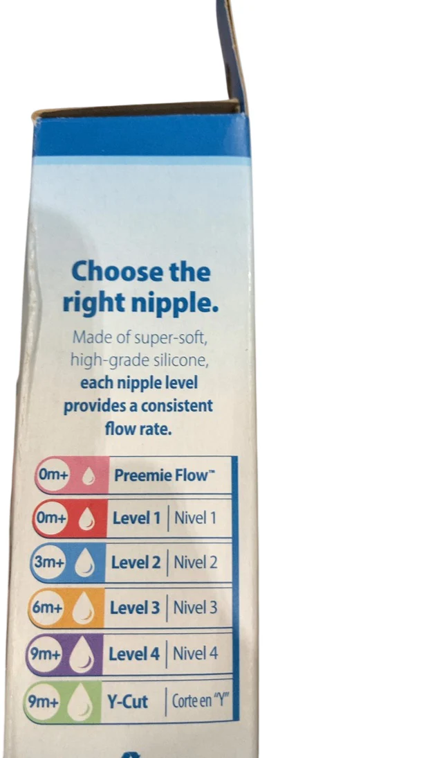 Dr. Brown's Natural Flow Baby Bottle Nipples 6 Pack, Preemie (0m+, Slowest Flow), Preemie, Narrow Neck - Image 3