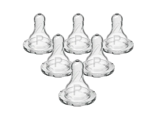 Dr. Brown's Natural Flow Baby Bottle Nipples 6 Pack, Preemie, Slow Flow