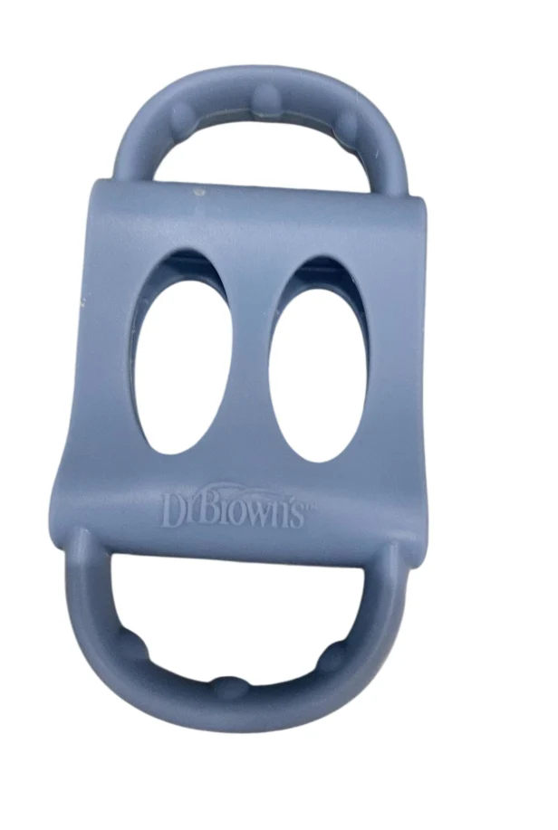 Dr. Brown's Silicone Bottle Handle, Blue, Pack of 1, Sippy Cup - Image 2