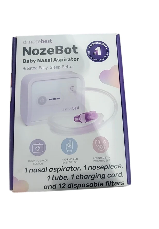 Dr. Nozebest NozeBot Nasal Aspirator, Newborn safe - Image 8