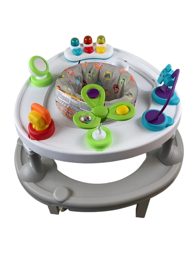 Baby Trend Smart Steps Bounce N’ Glide 3 In 1 Activity Center, Safari Toss - Image 4