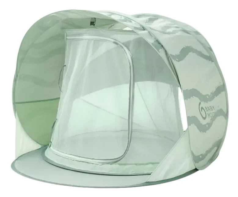 Babymoov Moov & Protect Anti-UV Cooling Beach Tent, Green Lagoon