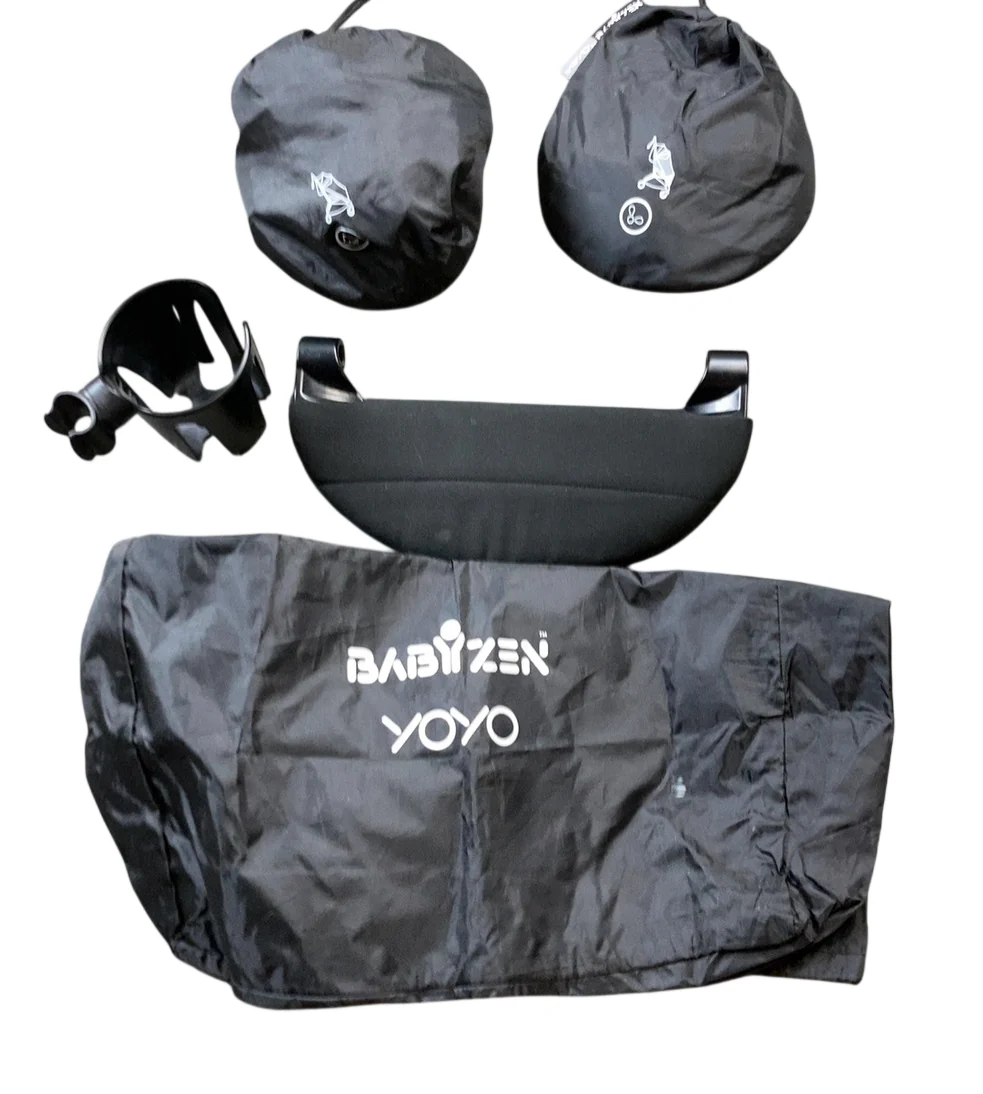 Babyzen YOYO2 Complete Stroller, 2020, Black with Aqua - Image 11