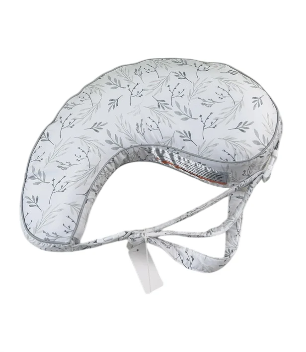 Boppy Uplift Nursing Pillow, Gray Gentle Leaves - Image 2
