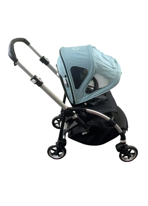 Bugaboo Bee 6 Stroller, 2020, Aluminum, Black, Vapor Blue - Image 3