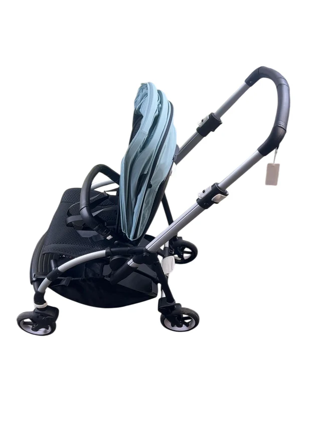 Bugaboo Bee 6 Stroller, 2020, Aluminum, Black, Vapor Blue - Image 5