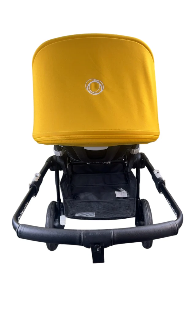 Bugaboo Fox Stroller, 2019, Black, Sunrise Yellow - Image 5