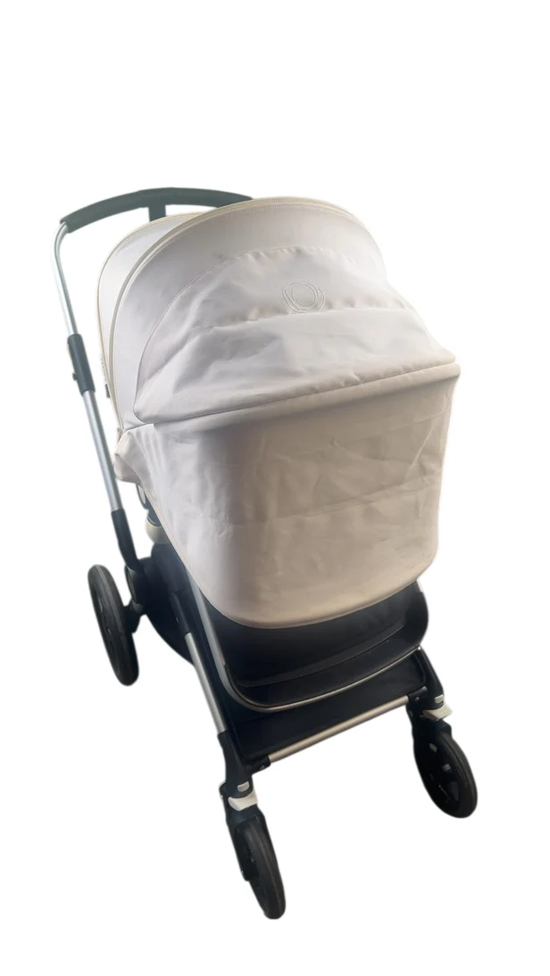 Bugaboo Lynx Stroller, 2020, Aluminum, Black, Fresh White