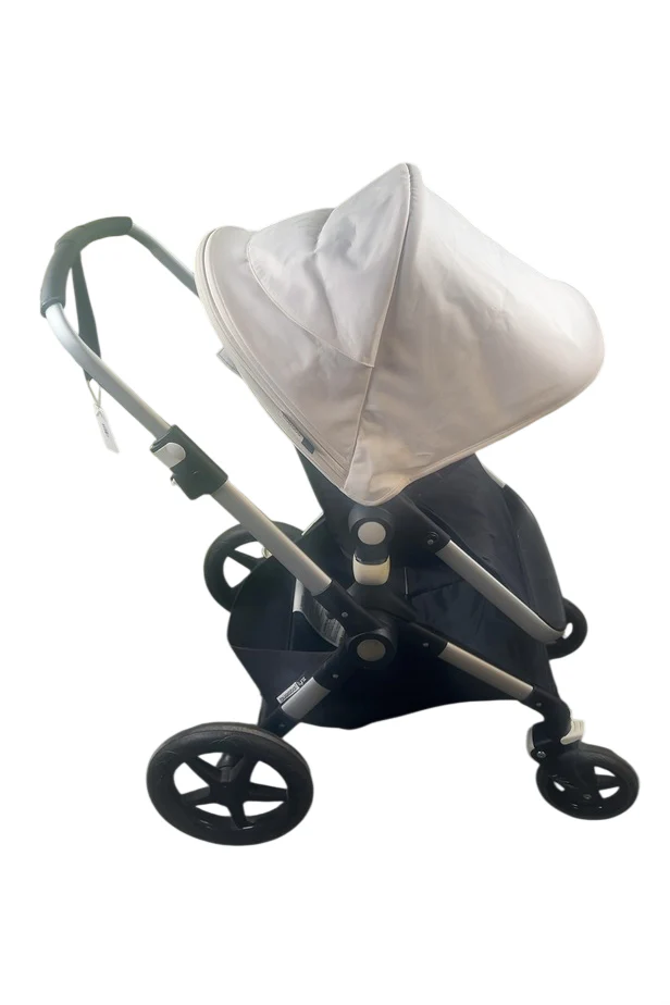Bugaboo Lynx Stroller, 2020, Aluminum, Black, Fresh White - Image 3