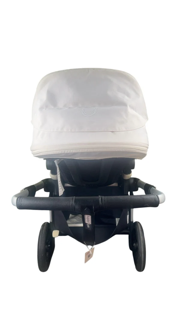 Bugaboo Lynx Stroller, 2020, Aluminum, Black, Fresh White - Image 4