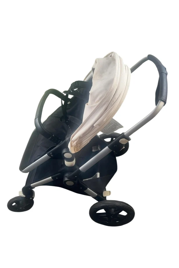 Bugaboo Lynx Stroller, 2020, Aluminum, Black, Fresh White - Image 5