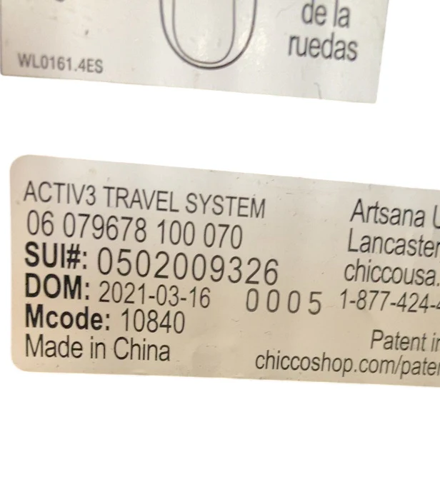 Chicco Activ3 Stroller, 2021, Crux - Image 9