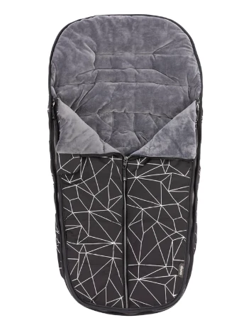 Diono All Weather Stroller Footmuff, Black Platinum