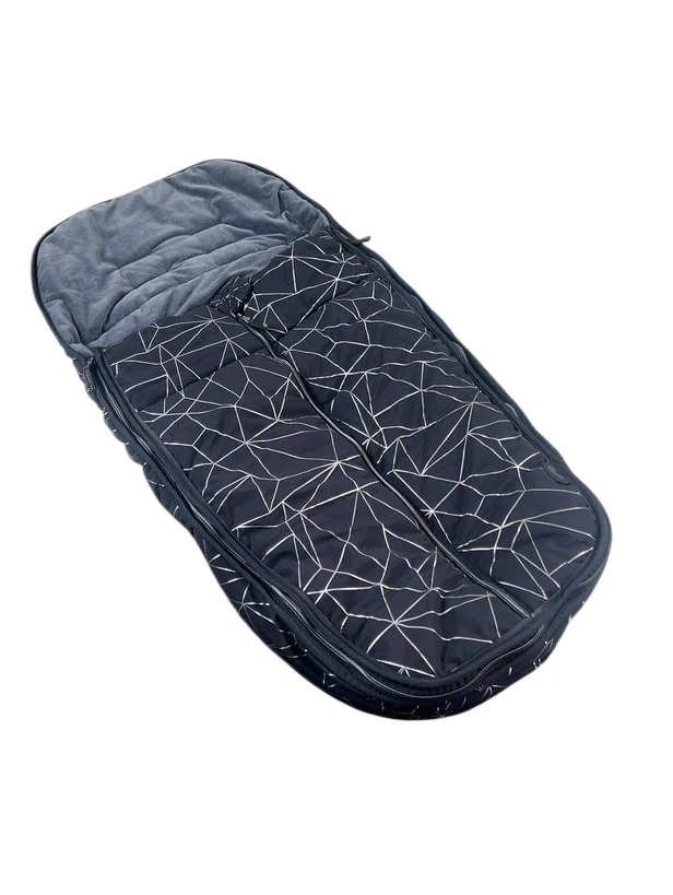 Diono All Weather Stroller Footmuff, Black Platinum - Image 2