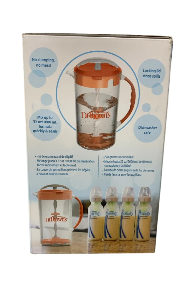 Dr. Brown's Formula Mixing Pitcher, Orange - Image 3