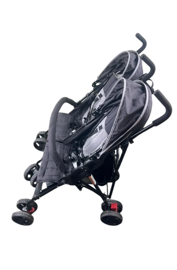 Dream On Me Volga Twin Umbrella Stroller, 2021, Black - Image 6