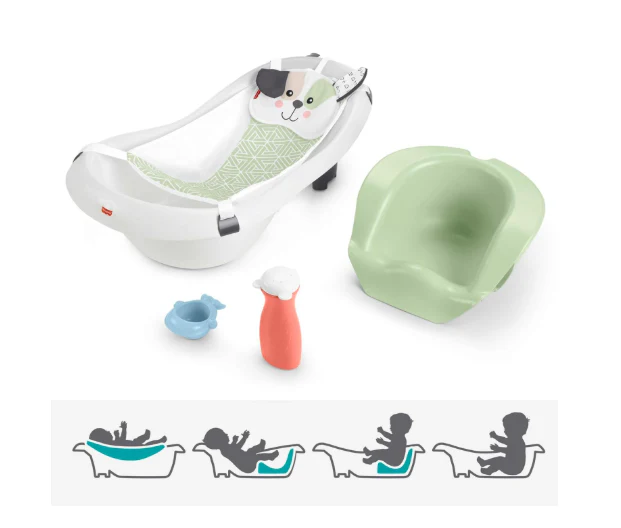 Fisher Price 4-in-1 Sling 'n Seat Tub, Puppy Perfection