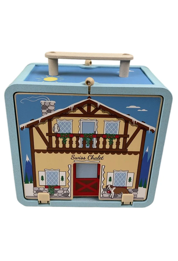 Jack Rabbit Surf Shack Suitcase Playset, Ski Chalet