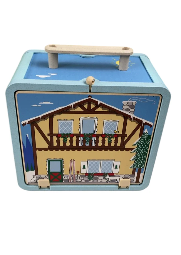 Jack Rabbit Surf Shack Suitcase Playset, Ski Chalet - Image 2