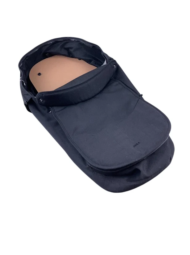 Joolz Day2/3 Cot Fabric + Bottom Plate, Brilliant Black