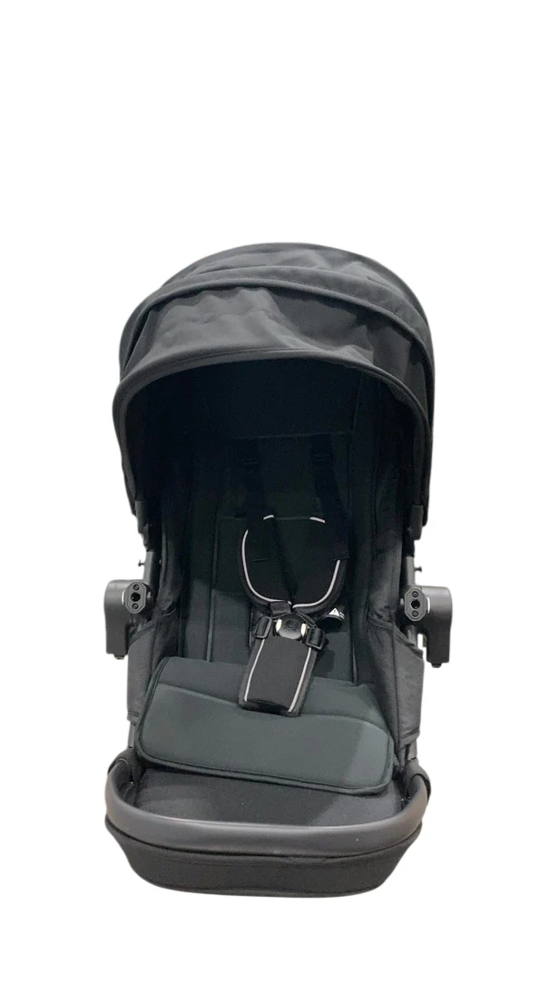 Mockingbird 2nd Seat Kit 3.0, Solid Black, Charcoal with Black Leather - Image 2