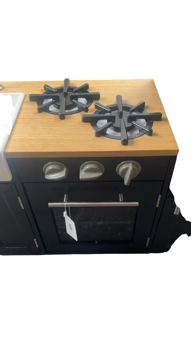 Pottery Barn Kids Chelsea All-in-1 Toddler Play Kitchen, Black - Image 3