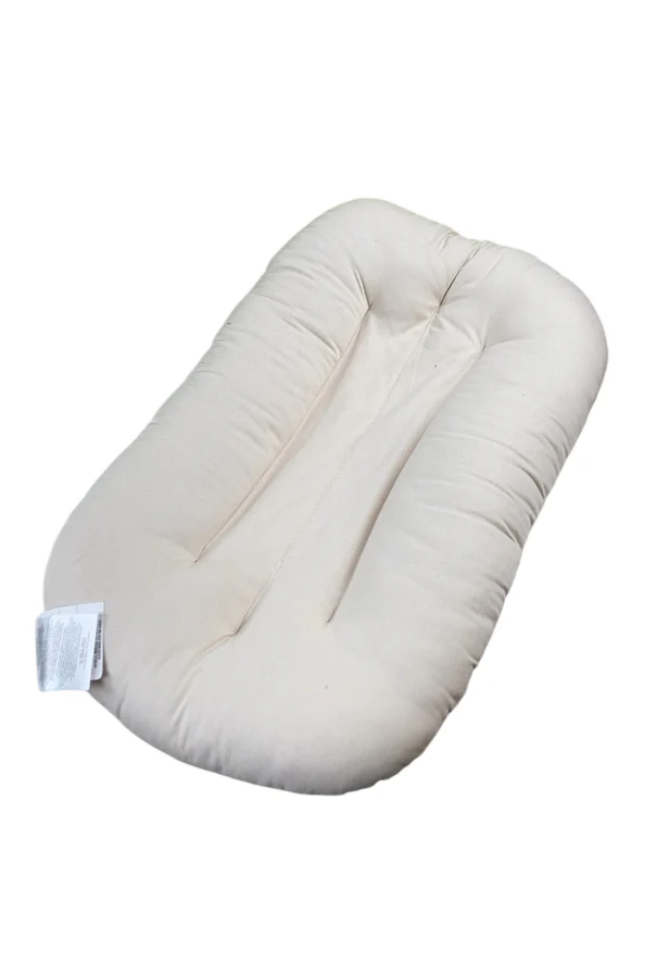 Snuggle Me Organic Sensory Infant Lounger with Cover, Moss, Natural - Image 4