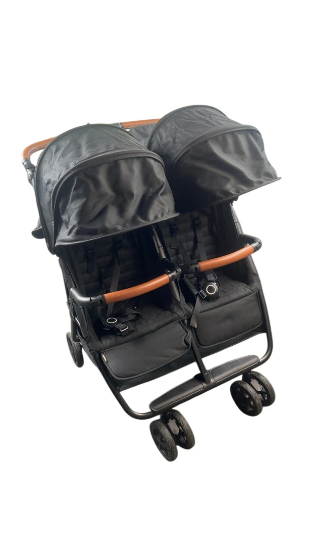 Zoe The Twin V2 Double Stroller, 2023, Black