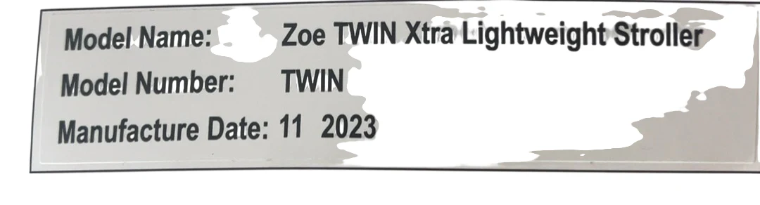 Zoe The Twin V2 Double Stroller, 2023, Black - Image 11