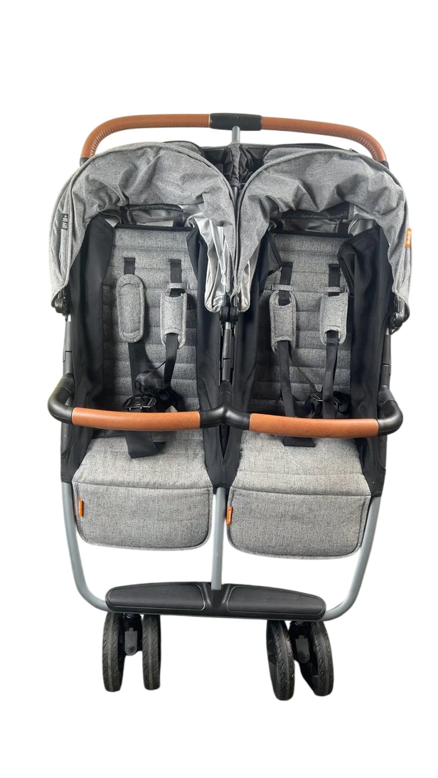 Zoe Twin V1 Double Stroller, 2022, Luxe Grey - Image 2