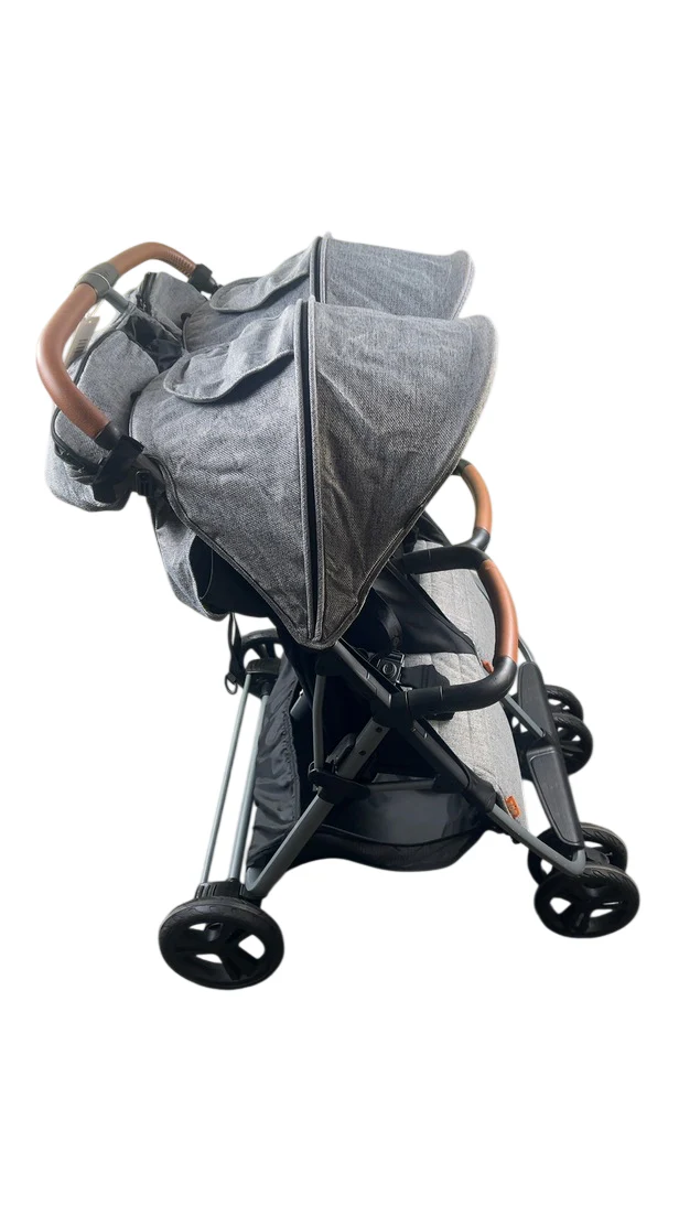 Zoe Twin V1 Double Stroller, 2022, Luxe Grey - Image 3