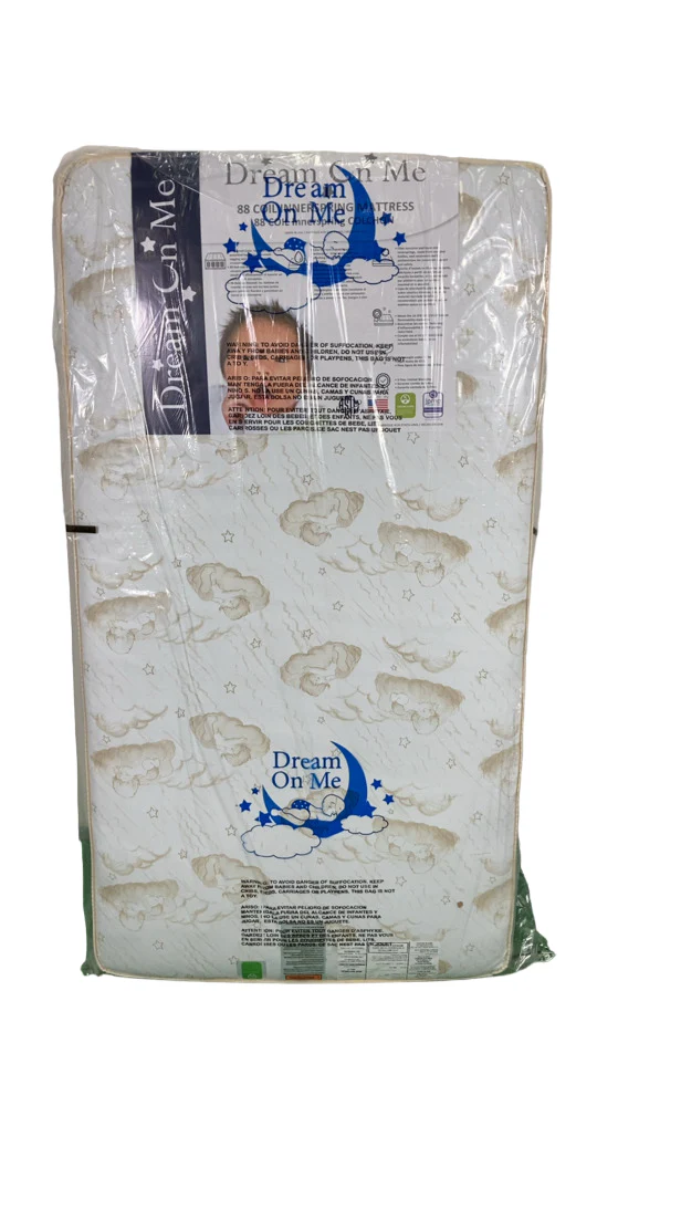 Dream On Me 88 Coil Inner Spring Mattress, Beige