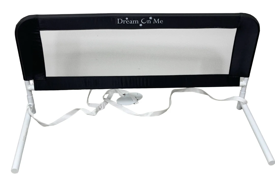 Dream On Me Mesh Bed Rail, Black