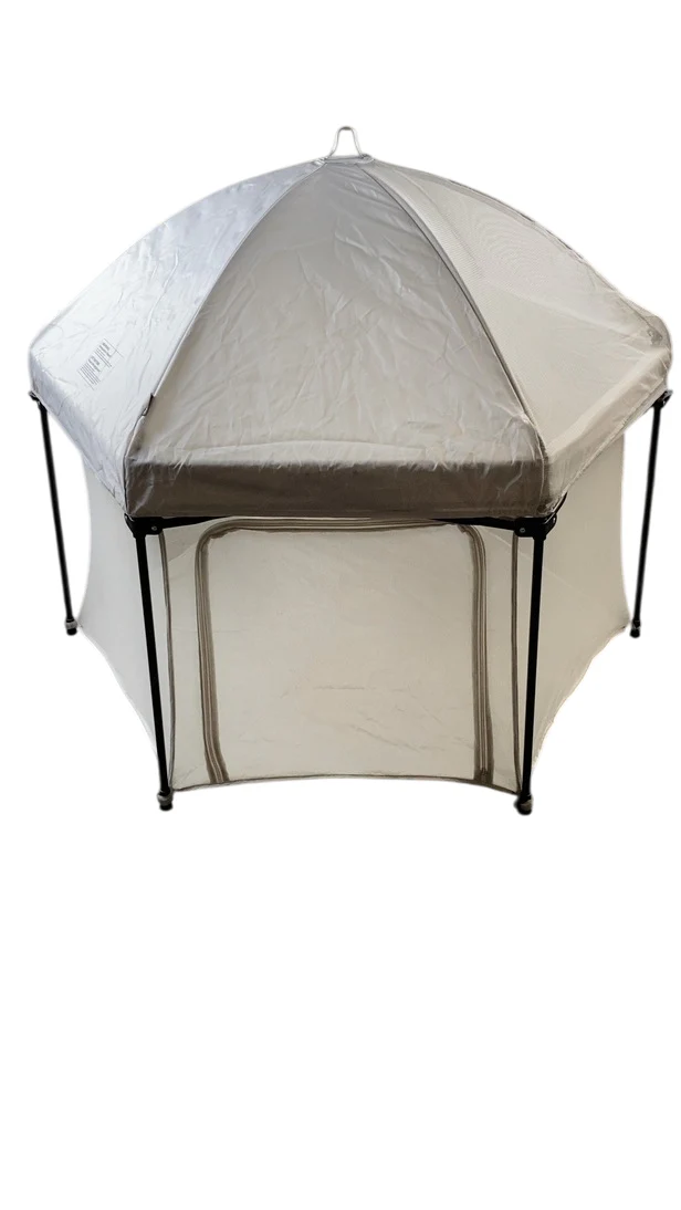 Dream On Me Onyx Playpen Set with Canopy, Grey