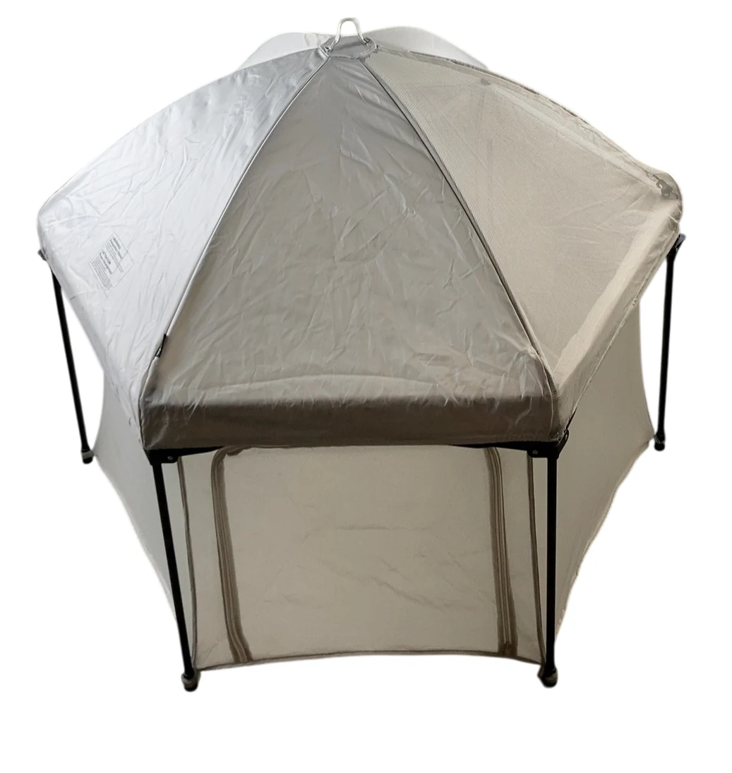 Dream On Me Onyx Playpen Set with Canopy, Grey - Image 2