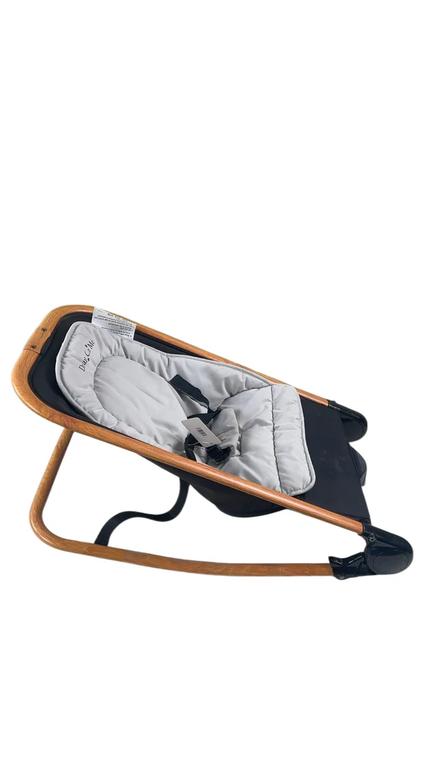 Dream On Me Rock with me 2-in-1 Rocker and Stationary Seat, Black/Grey - Image 2