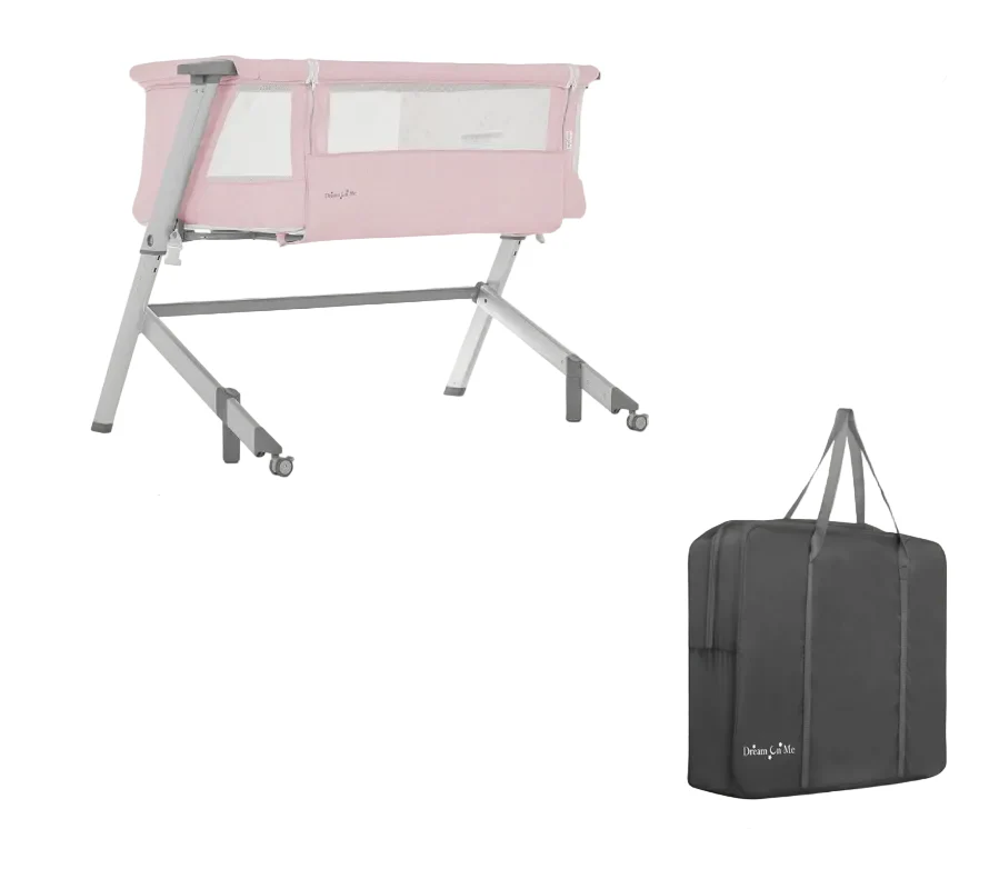 Dream On Me Skylar Bassinet and Bedside Sleeper, Pink - Image 2