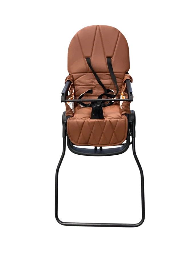 Dream On Me Snack and Stow Highchair, Cognac - Image 3