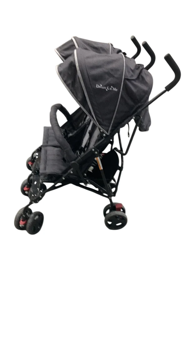 Dream On Me Volga Twin Umbrella Stroller, Black - Image 3