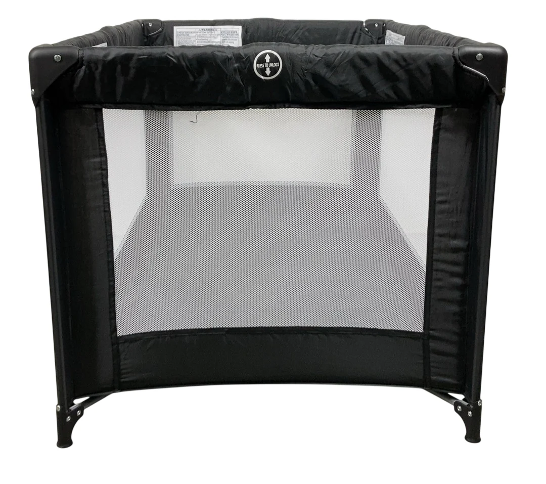 Dream On Me Zazzy Portable Playard with Bassinet, Black - Image 2