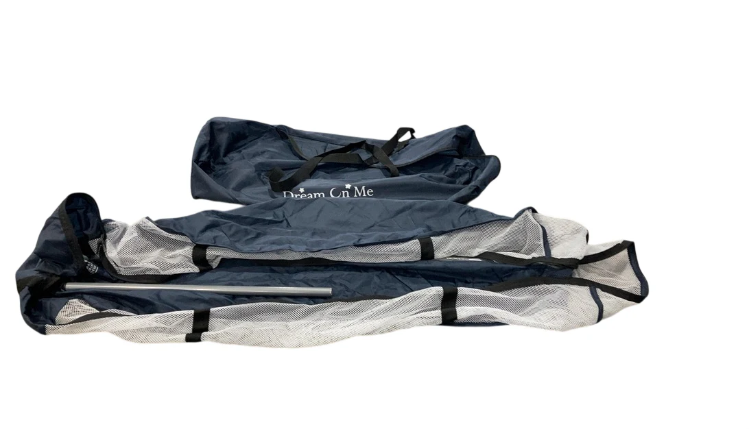 Dream On Me Zazzy Portable Playard with Bassinet, Navy - Image 6