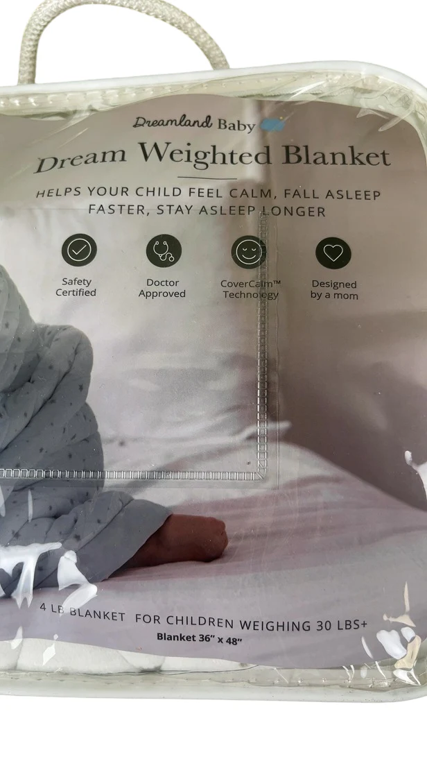 Dreamland Weighted Blanket, Grey Star - Image 4