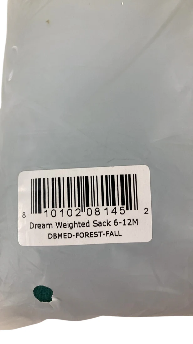 Dreamland Weighted Sleep Sack, 6-12 Months, Forest Green - Image 4
