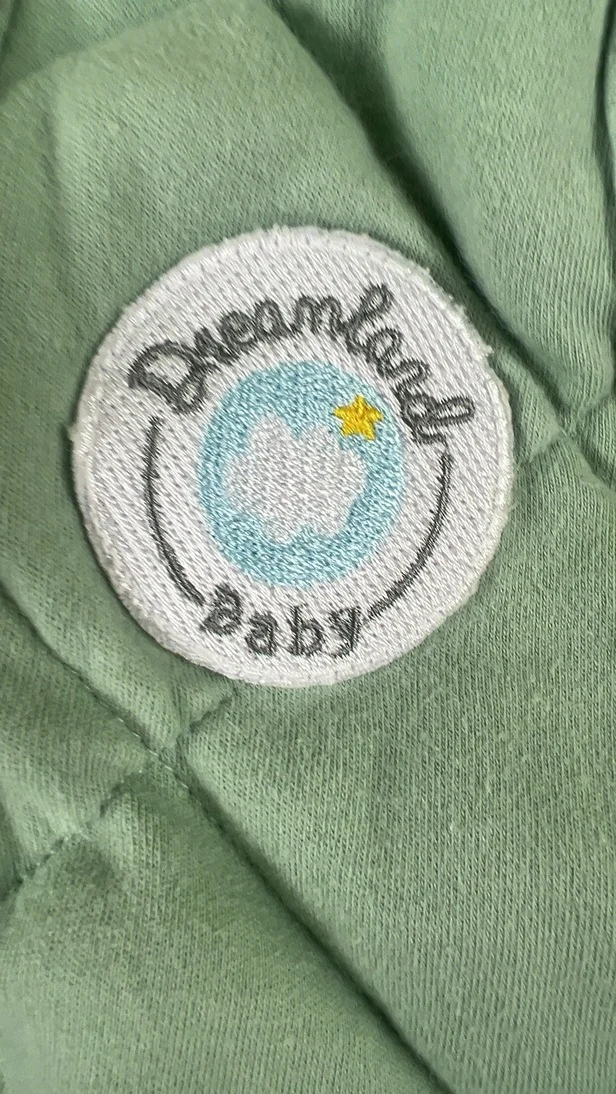 Dreamland Weighted Sleep Sack, 6-12 Months, Sage Green - Image 2